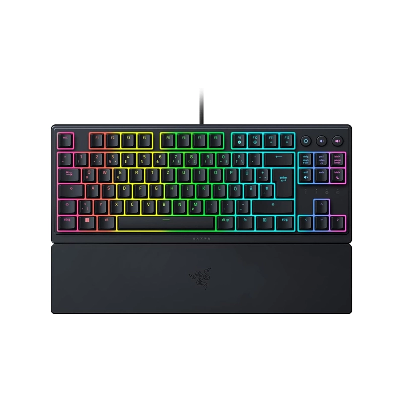 Razer Ornata V3 TKL | ترکیب مکانیکی و غشایی با نورپردازی RGB