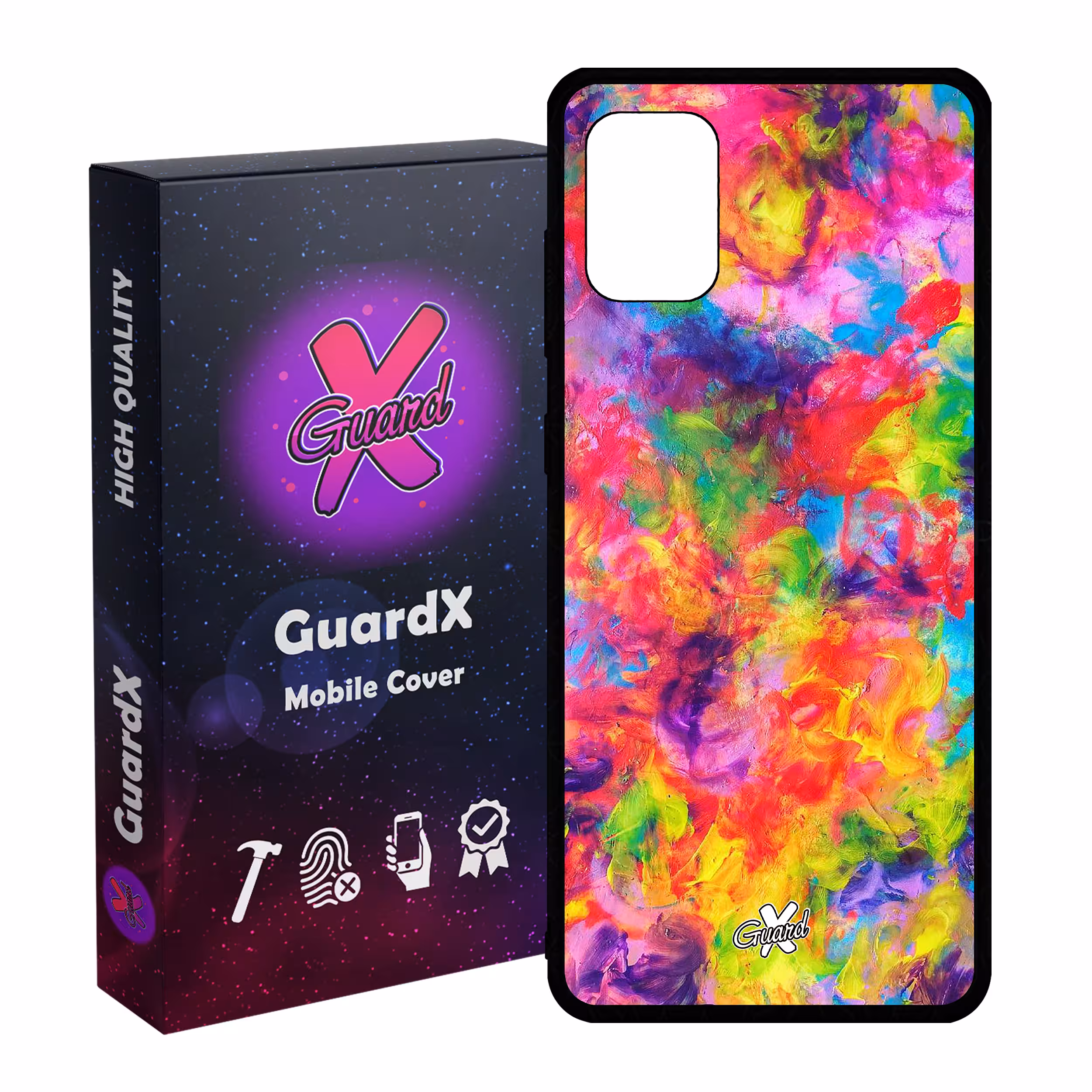 کاور گارد ایکس طرح رنگی مدل Glass10390 مناسب برای گوشی موبایل سامسونگ Galaxy A31