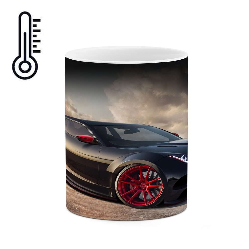 ماگ حرارتی کاکتی طرح ماشین مدل mgh17096