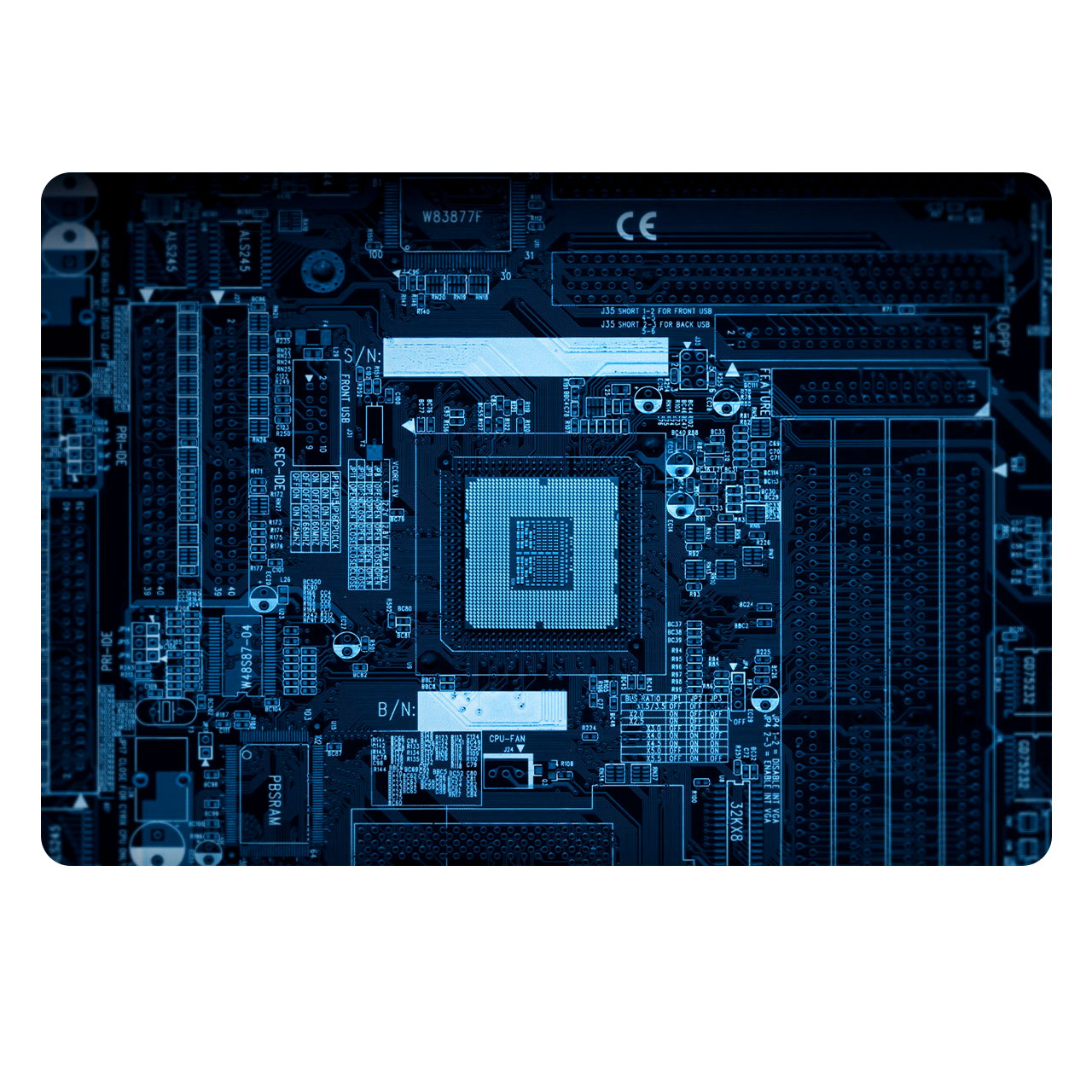 ماوس پد طرح مدار مدل MP1011