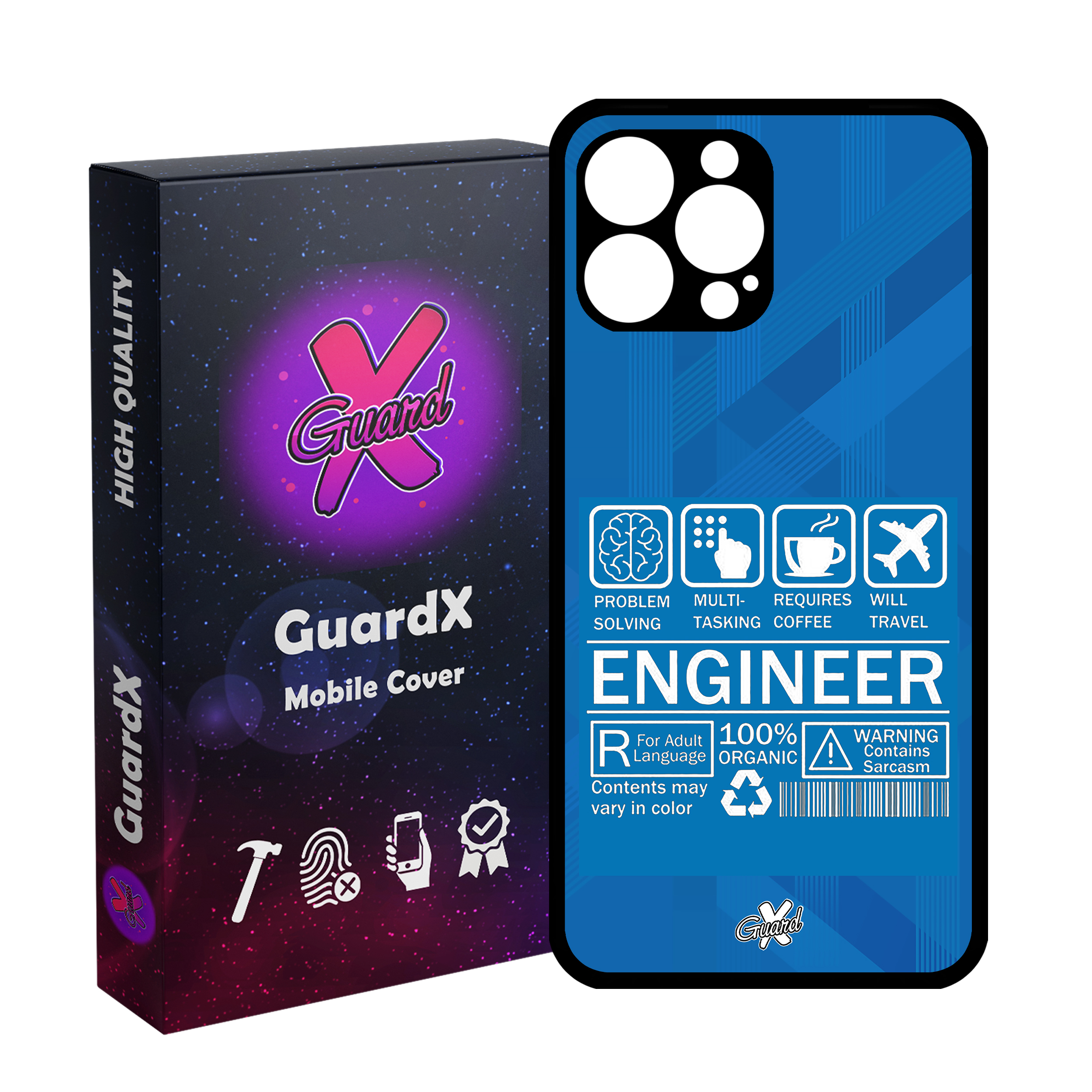 کاور گارد ایکس طرح مهندس مدل Glass10538 مناسب برای گوشی موبایل اپل iPhone 12 Pro Max