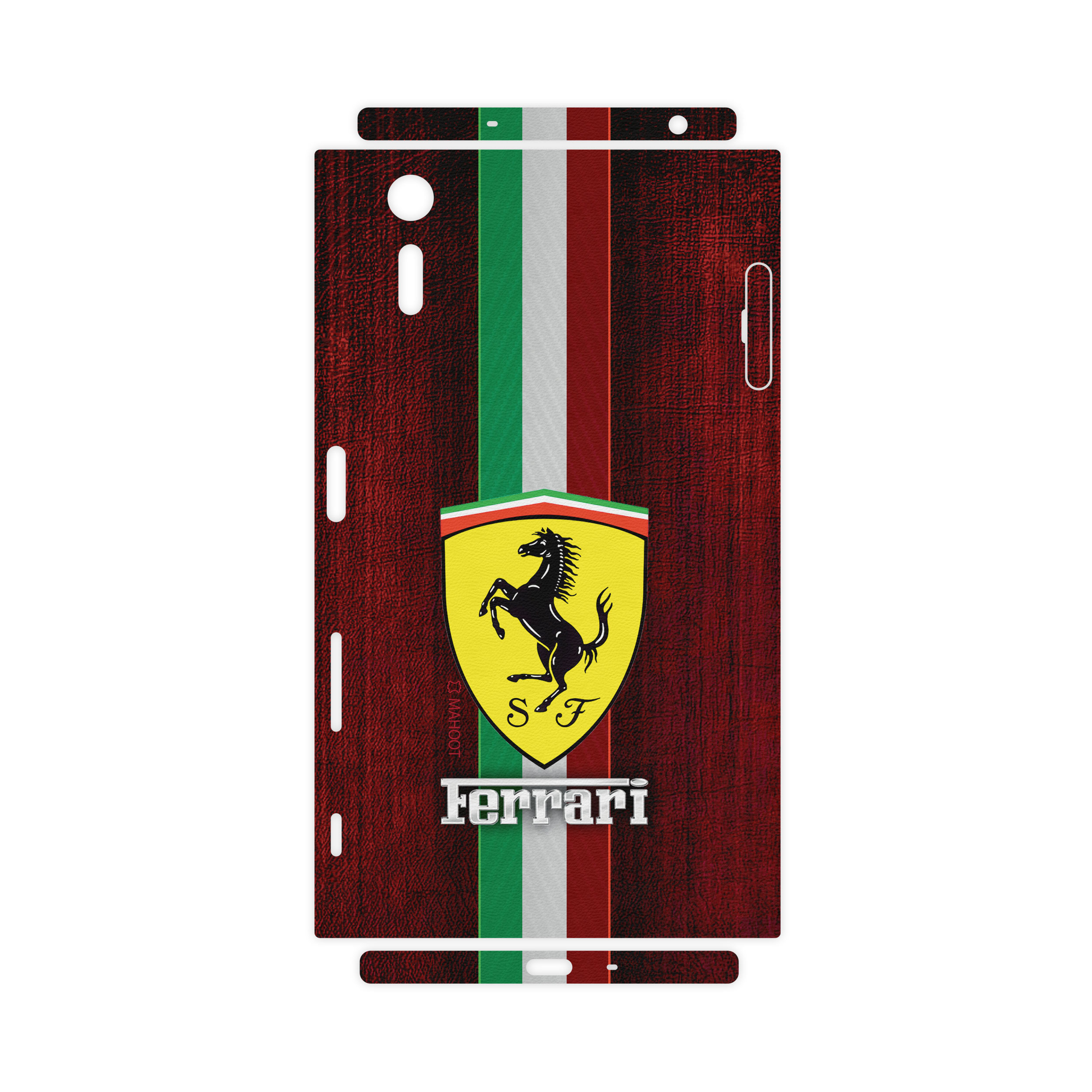 برچسب پوششی ماهوت مدل Ferrari-FullSkin مناسب برای گوشی موبایل سونی Xperia XZ