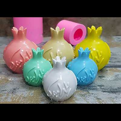 قالب شمع مدل انار طرح یلدا مبارک کد 01