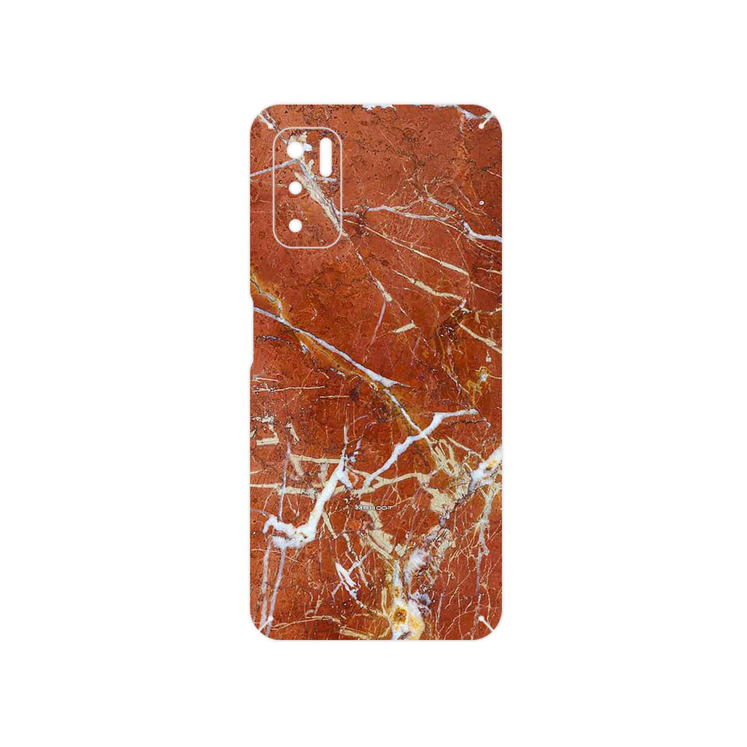 برچسب پوششی ماهوت مدل Red Marble مناسب برای گوشی موبایل شیائومی Redmi Note 10 5G