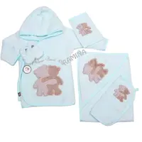 ست حوله نوزادی 5 تکه طرح دو دوست مادرکر Mothercare