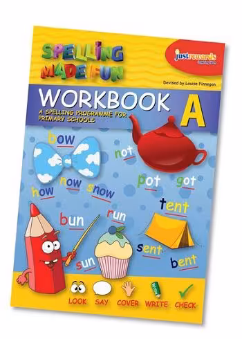 کتاب Workbook A-spelling made fun وزیری رنگی