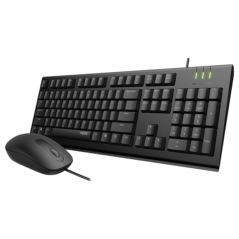 کیبورد و ماوس سیمی رپو Rapoo X120PRO