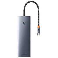 هاب تایپ سی 10 پورت فلزی بیسوس B0005280C811-00 BS-OH161