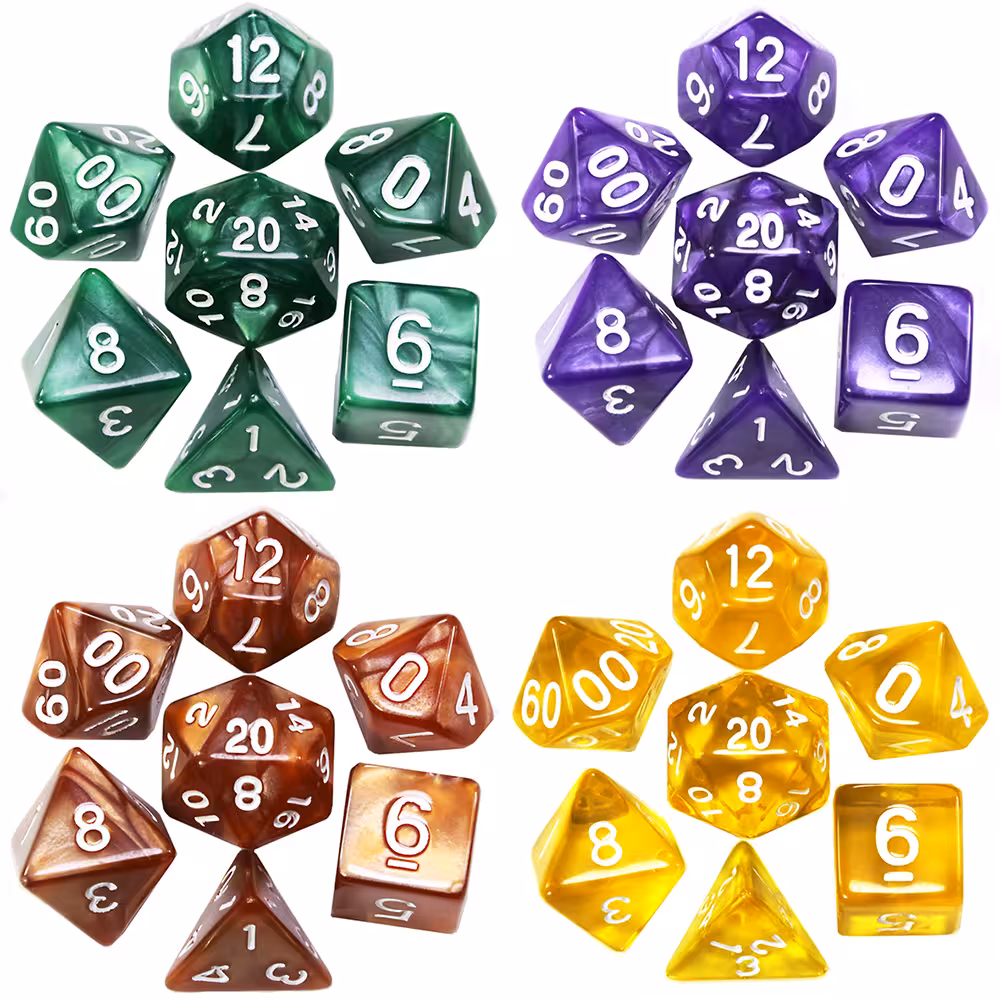 تاس بازی مدل Dungeons and Dragons کد 1004 بسته 28 عددی