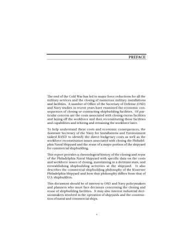 خرید و دانلود نسخه کامل کتاب The Closing and Reuse of the Philadelphia Naval Shipyard