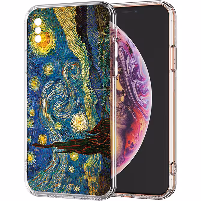 کاور طرح Starry Night مناسب برای گوشی موبایل اپل iPhone XR 