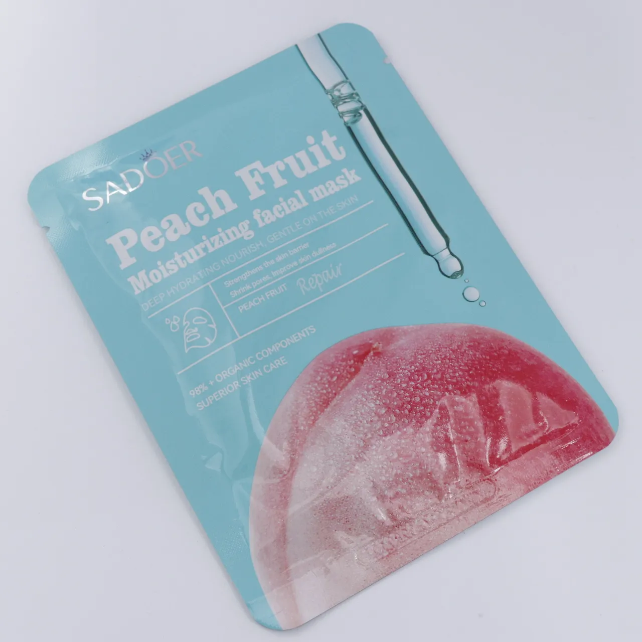 ماسک صورت ورقه ای میوه هلو سادور SADOER حجم 25 گرم 91270