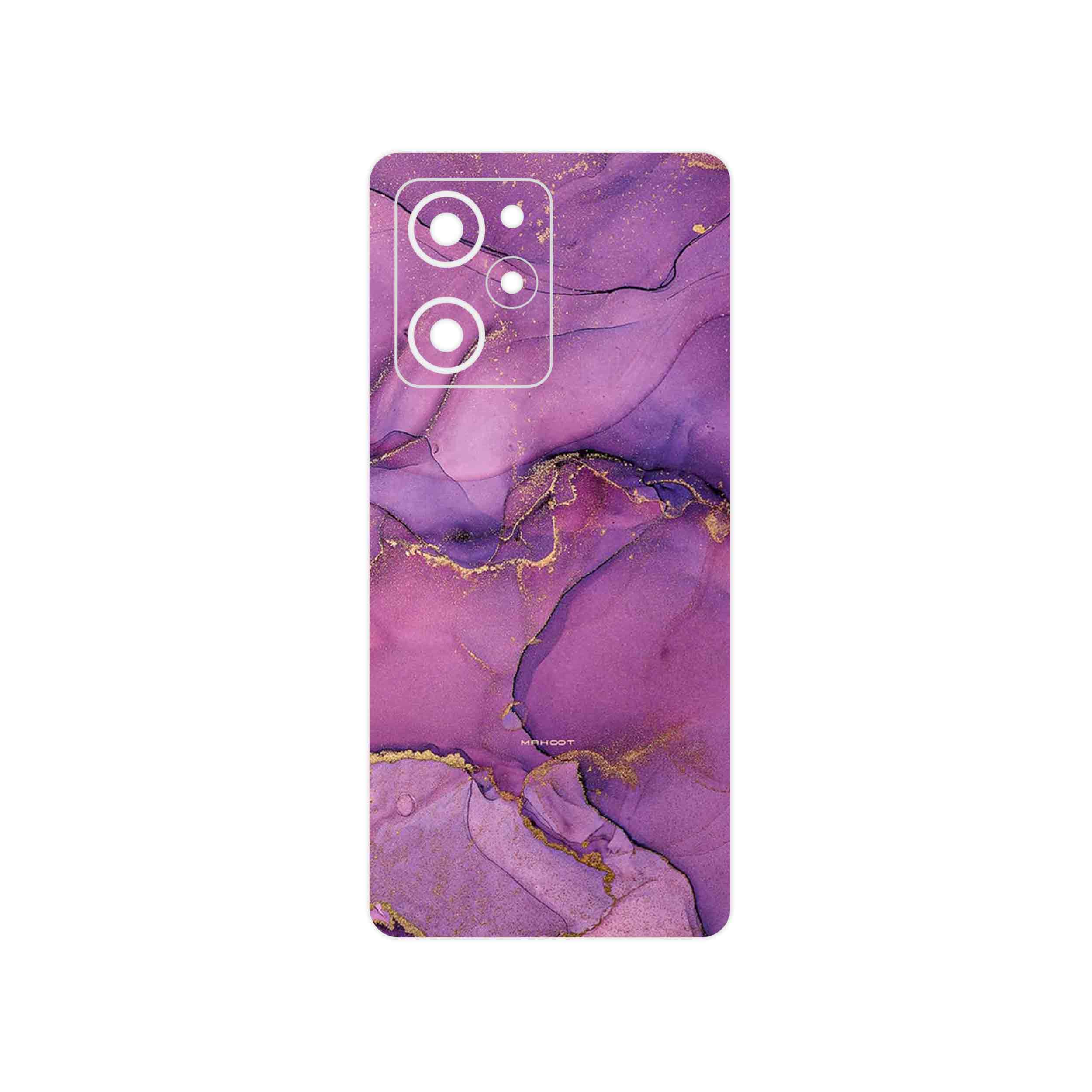 برچسب پوششی ماهوت مدل Purple Marble مناسب برای گوشی موبایل شیائومی Poco X5 Pro