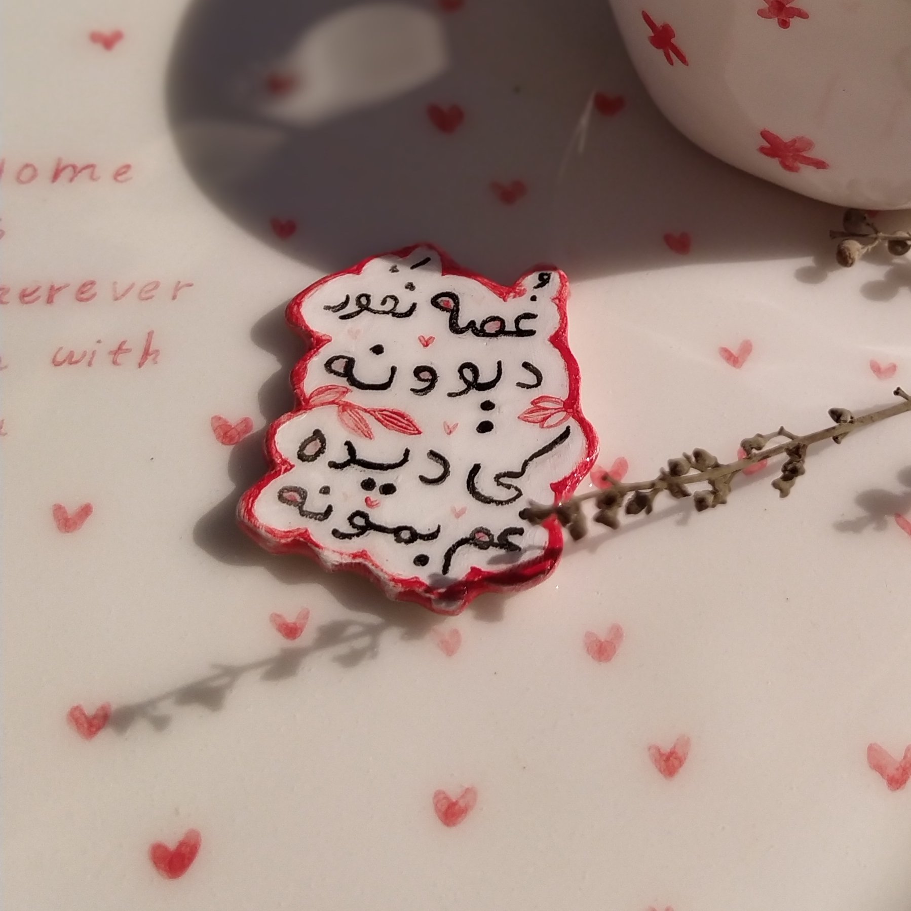 مگنت سرامیکی دستساز لعابی رنگ ثابت