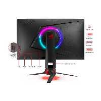 مانیتور ایسوس فول اچ دی رگ استریکس ایکس جی27وی کیو وی ای منحنی گیمینگ