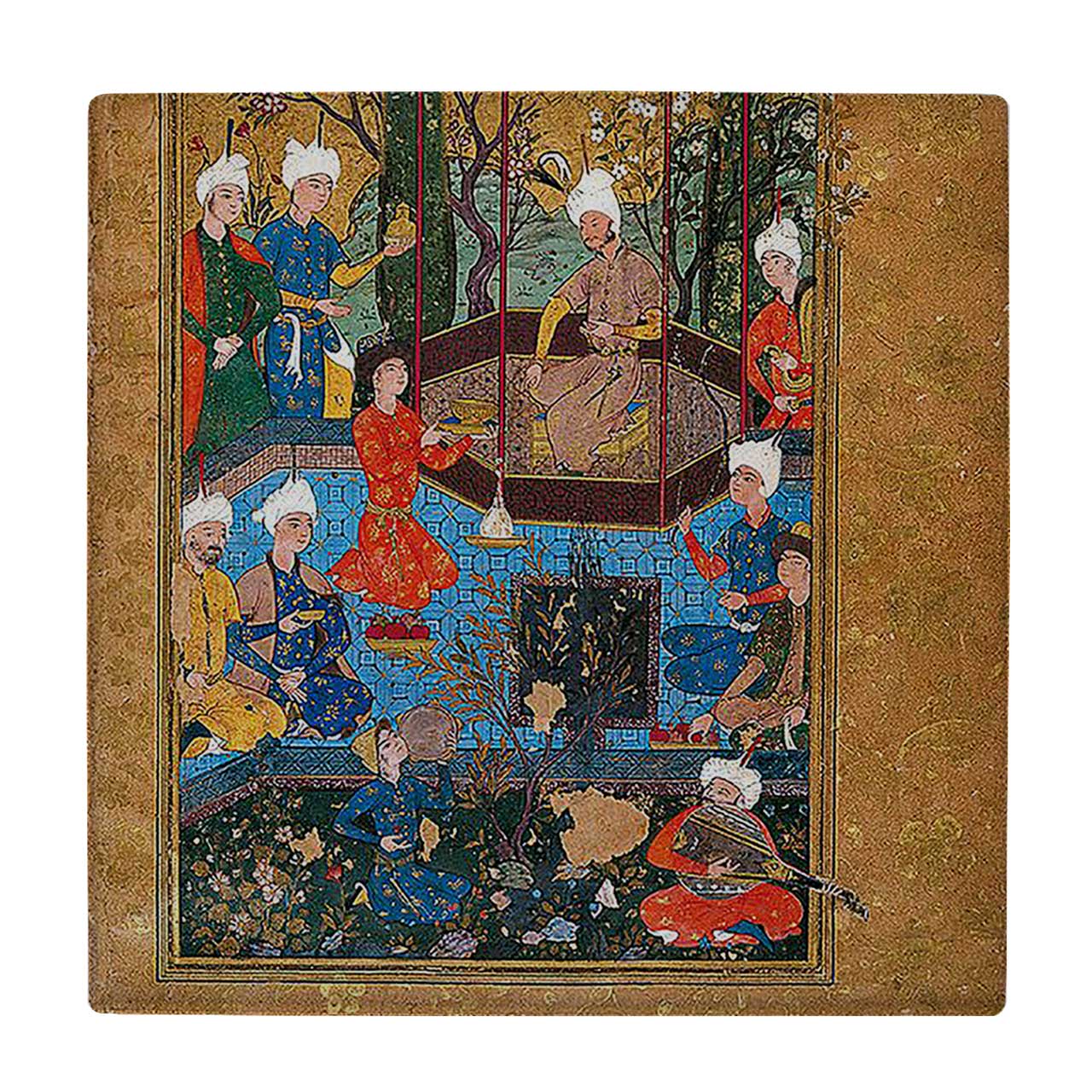  کاشی کارنیلا طرح نگارگری ایرانی کد wkk1525