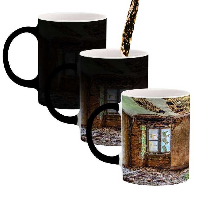 ماگ حرارتی طرح منظره زیبا  مدل mgph13546