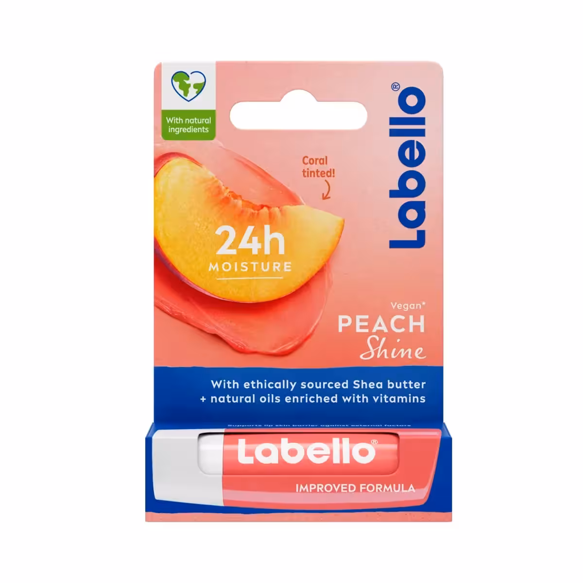 بالم لب لابلو هلو Labello Peach Shine