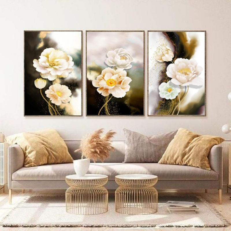 تابلو دکوراتیو کد 2603 مجموعه 3 عددی | دنیای قاب