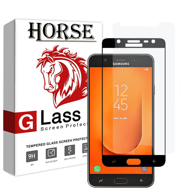 محافظ صفحه نمایش 5D هورس مدل FAG مناسب برای گوشی موبایل سامسونگ Galaxy J7 Prime 2018 مجموعه دو عددی | کالا برتری