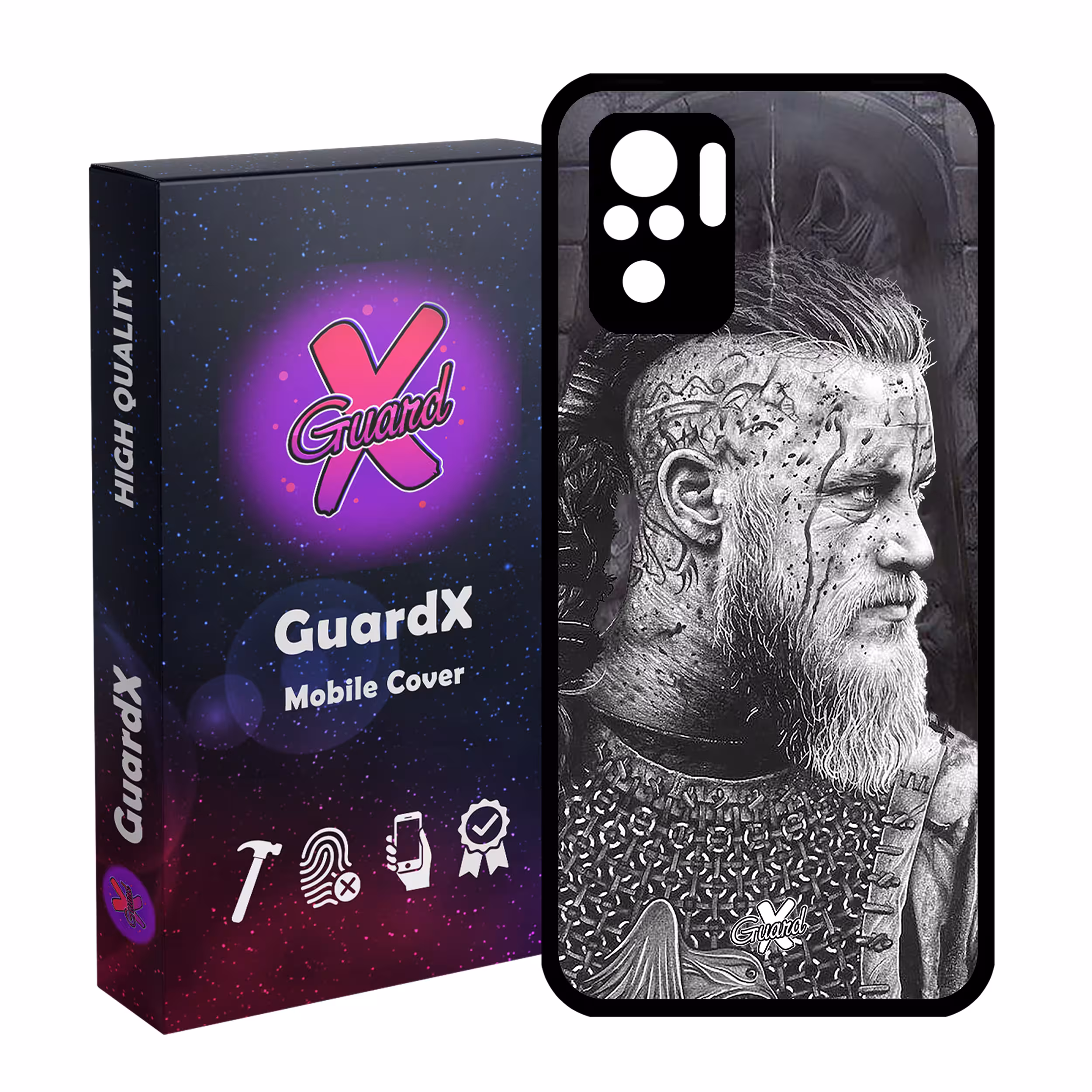 کاور گارد ایکس طرح Ragnar مدل Glass10245 مناسب برای گوشی موبایل شیائومی Redmi Note 10 4G / Note 10S