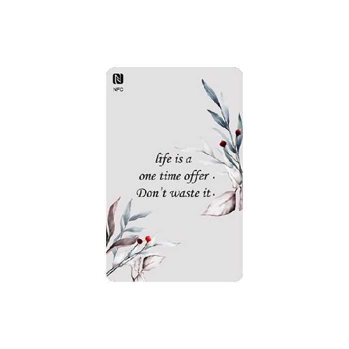 کارت ویزیت هوشمند NFC طرح  غنیمت