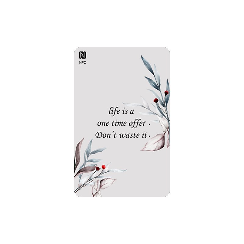 کارت ویزیت هوشمند NFC طرح  غنیمت