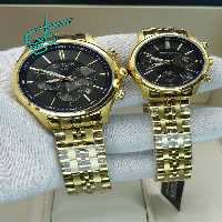 خرید ست ساعت زنانه و مردانه ستیزن سه موتوره فعال موتور ژاپن کیفیت عالی جنس استیل رنگ ثابت کد 2115529 - ردگل