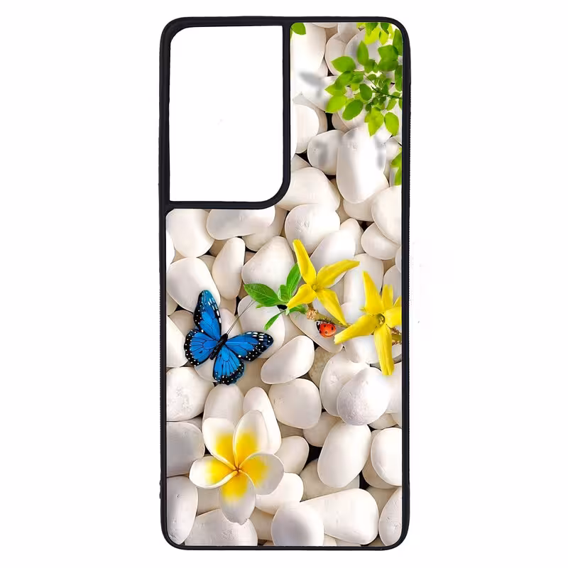 کاور طرح پروانه کد G-168 مناسب برای گوشی موبایل سامسونگ Galaxy S21 Ultra | دیجی قاب دونی