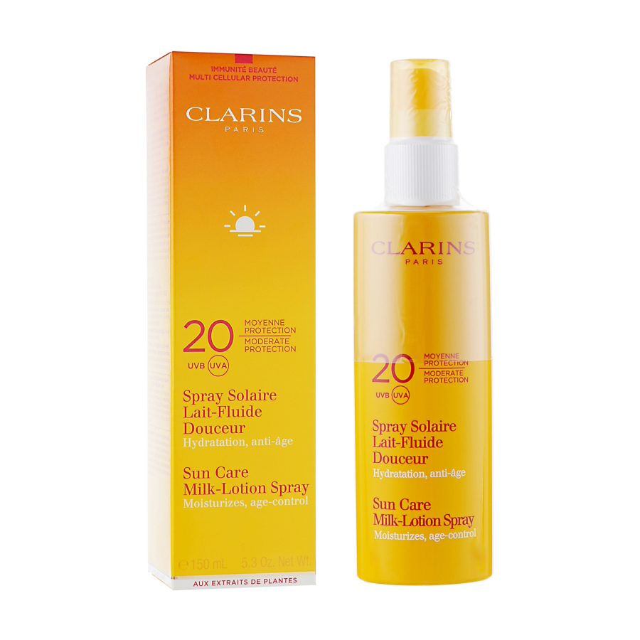 لوسیون ضد آفتاب کلارنس مدل hydra حجم 150 میلی لیتر