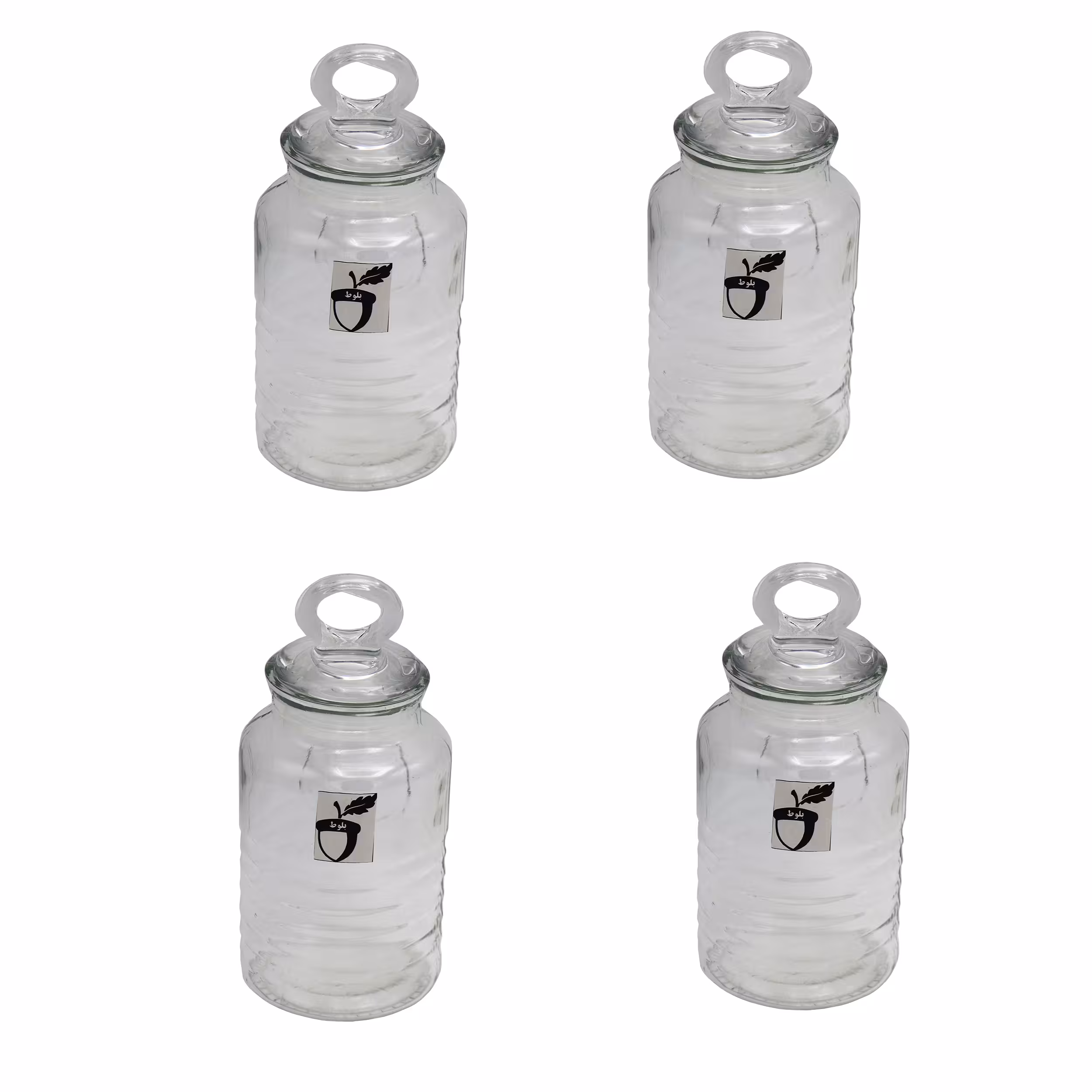 بانکه مدل بلوط کد YP-SIZE5-550ML مجموعه 4 عددی