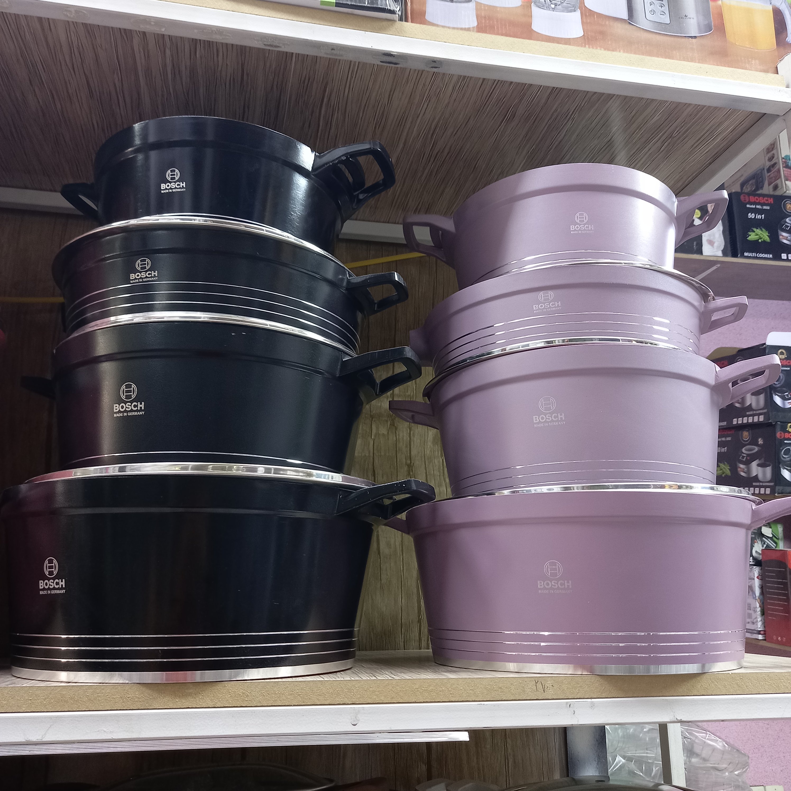 سرویس قابلمه بوش 10 پارچه آلمانی گرانیتی