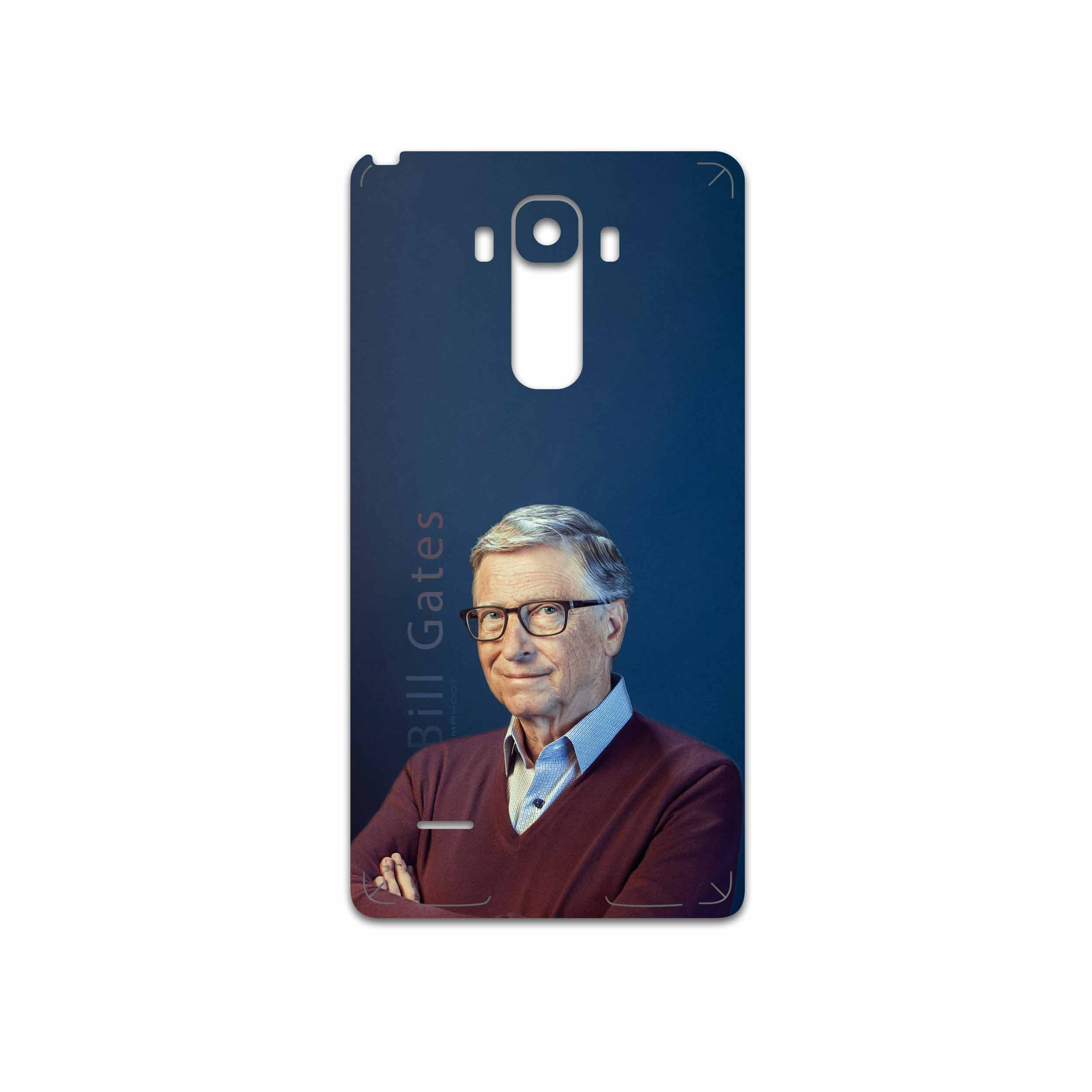 برچسب پوششی ماهوت مدل Bill Gates مناسب برای گوشی موبایل ال جی G4 Stylus