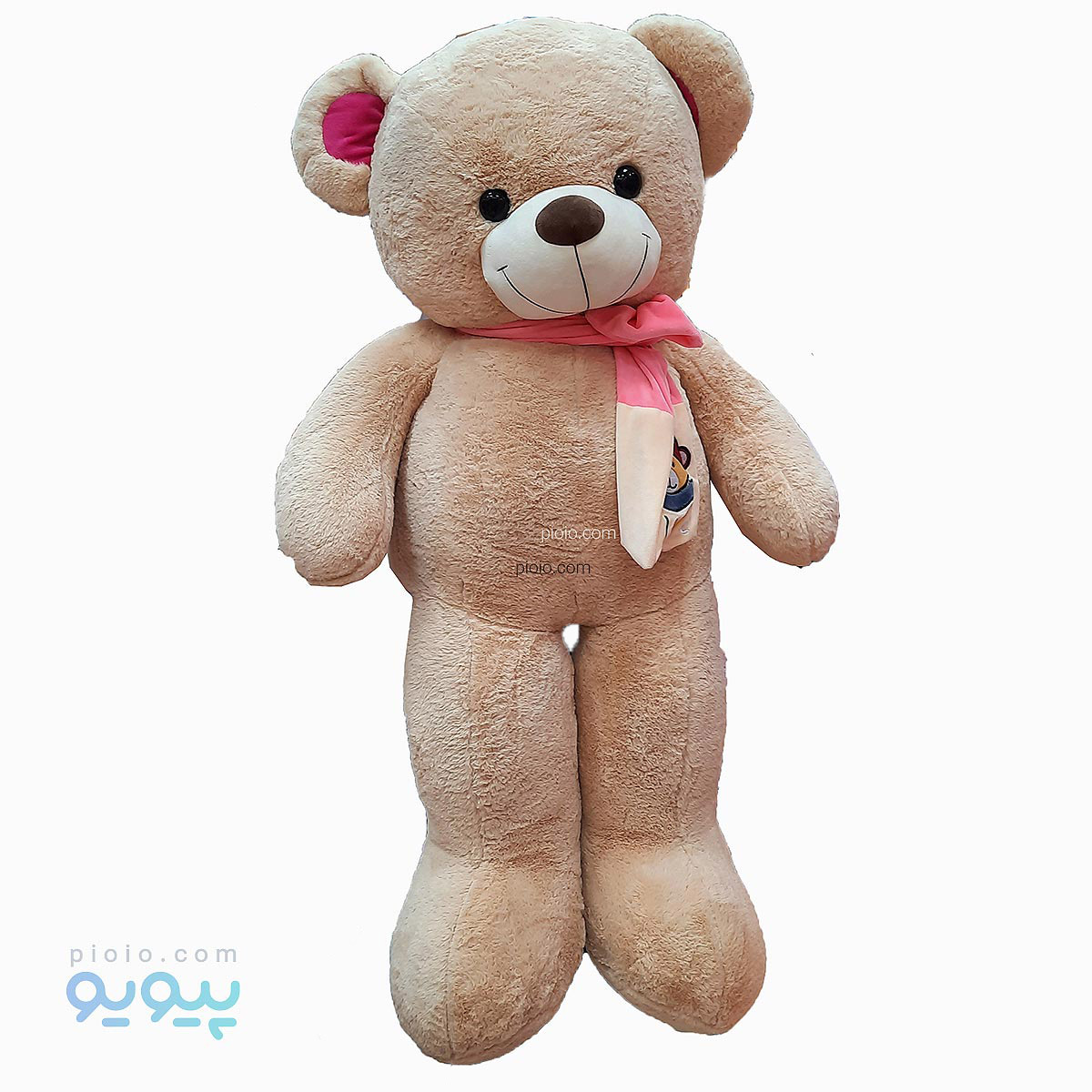 عروسک خرس شال گردن طرح LOVE