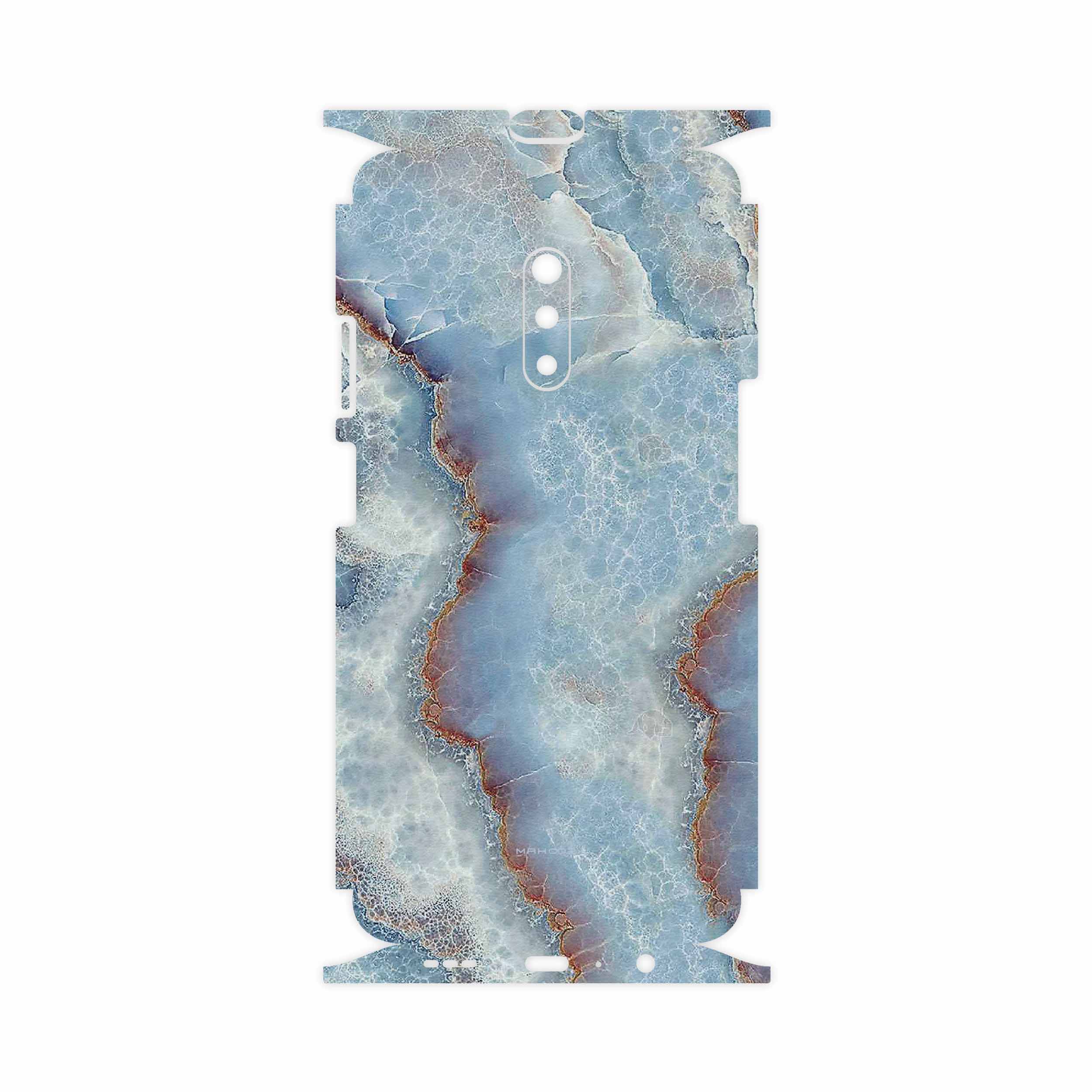 برچسب پوششی ماهوت مدل Blue Ocean Marble-FullSkin مناسب برای گوشی موبایل اپو Realme X