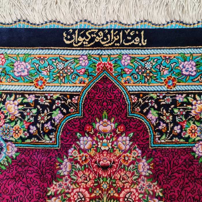 فرش دستبافت نیم متری قم کیوان کد 146