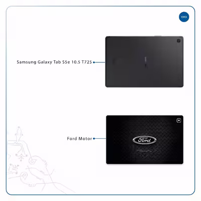 برچسب پوششی ماهوت مدل Ford Motor مناسب برای تبلت سامسونگ Galaxy Tab S5e 10.5 2019 T725