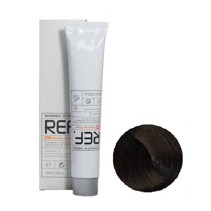 رنگ مو رف شماره 6.0 حجم 100 میلی لیتر رنگ قهوه ای طبیعی