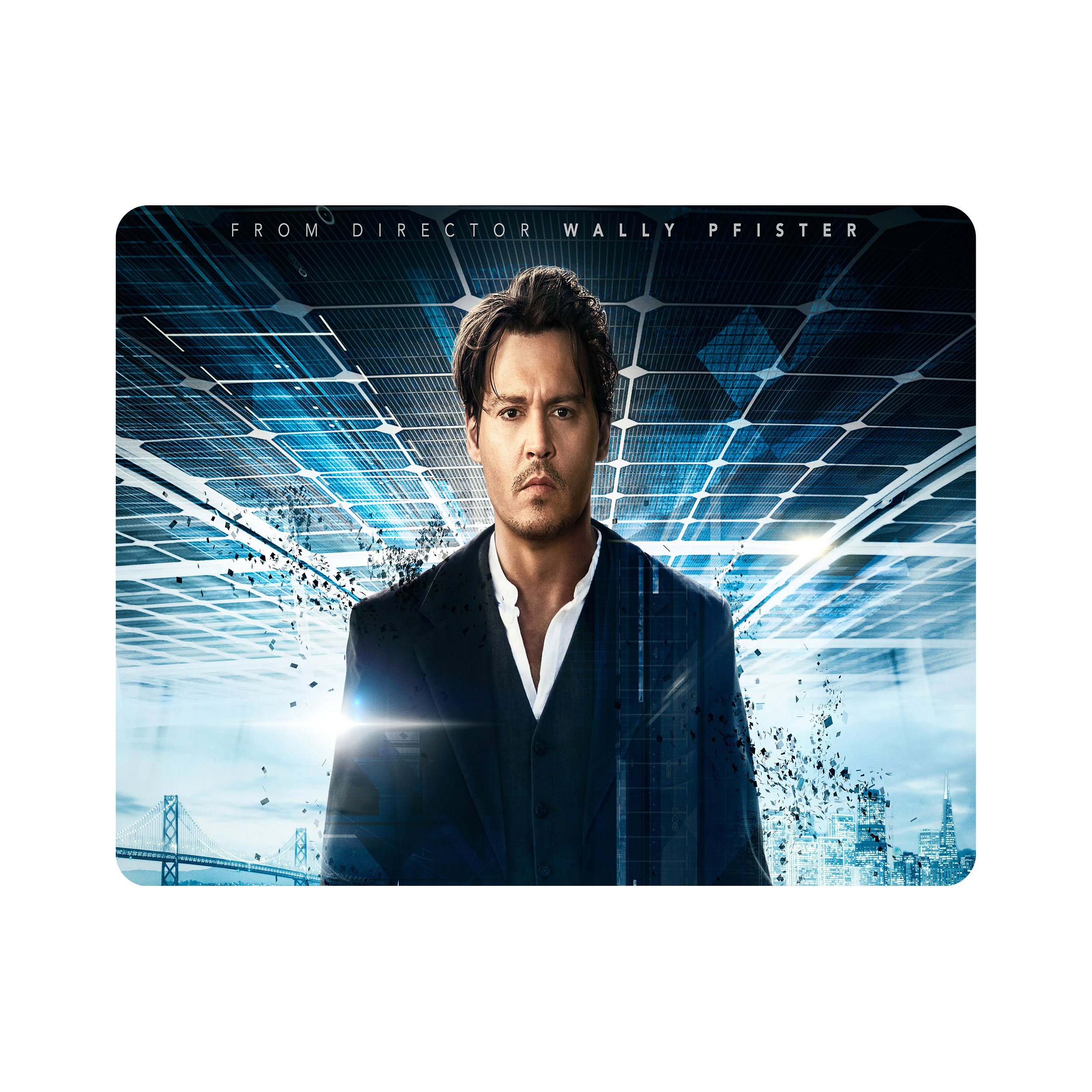 ماوس پد اطلس آبی طرح بازیگر جانی دپ مدل T5942