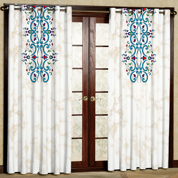 پرده مدل مخمل پانچی کد 7606 سایز 280x140 سانتی متر