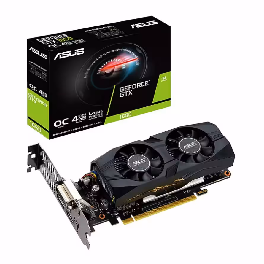 کارت گرافیک ایسوس GTX1650 O4G LP BRK