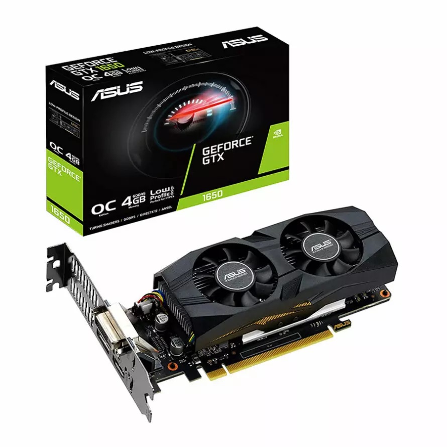 کارت گرافیک ایسوس GTX1650 O4G LP BRK