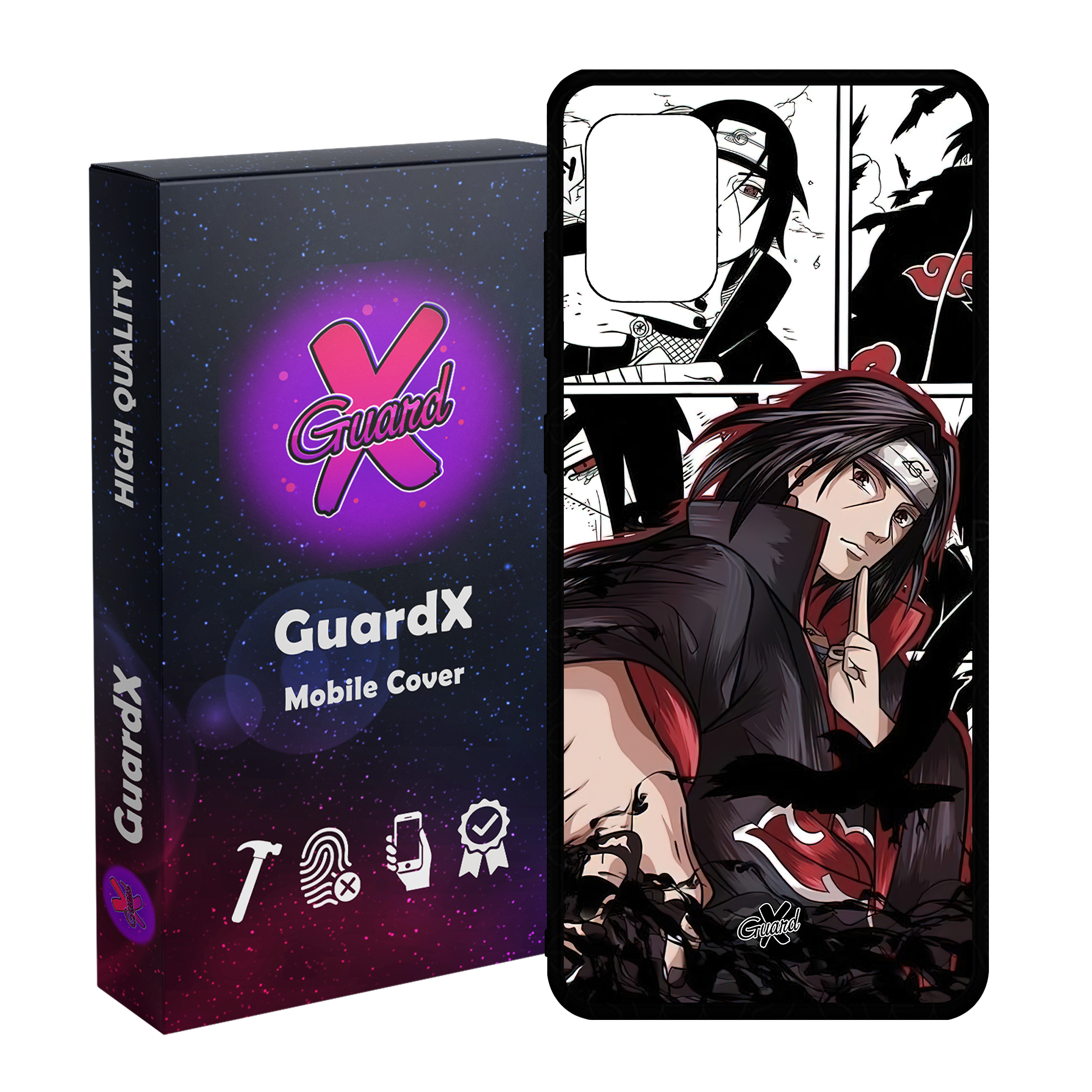 کاور گارد ایکس طرح Itachi Anime مدل Glass10550 مناسب برای گوشی موبایل سامسونگ Galaxy A31