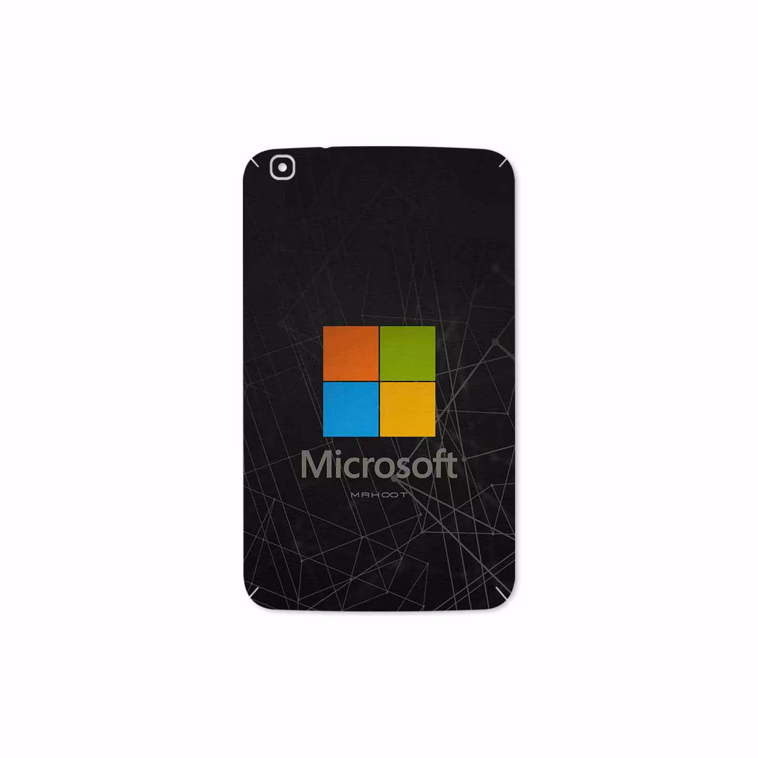 برچسب پوششی ماهوت مدل Microsoft-Logo مناسب برای تبلت سامسونگ Galaxy Tab 3 8.0 2013 T311