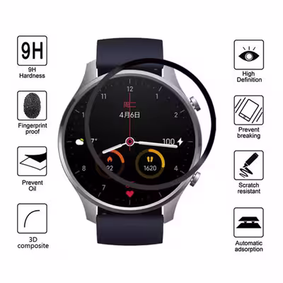محافظ صفحه نمایش کروکودیل مدل C-PWM مناسب برای ساعت هوشمند شیائومی Mi Watch Color