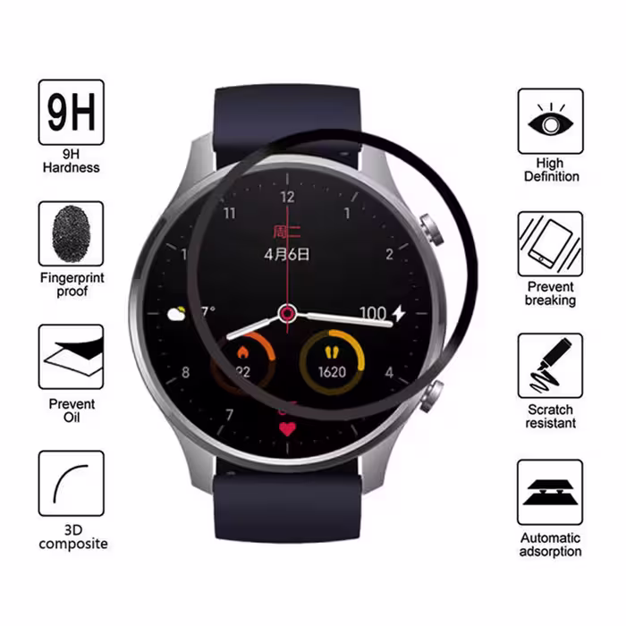 محافظ صفحه نمایش کروکودیل مدل C-PWM مناسب برای ساعت هوشمند شیائومی Mi Watch Color