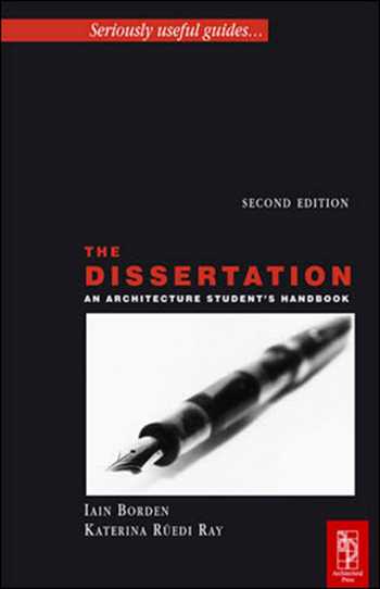  دانلود کتاب The Dissertation - An Architecture Student's Handbook - دانلود کتاب های دانشگاهی