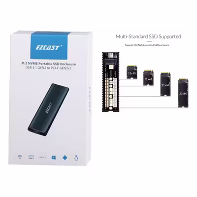 قاب هارد ssd ایزی کست مدل vnto-7019