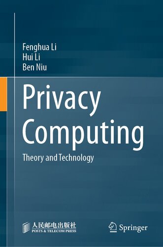 خرید و دانلود نسخه کامل کتاب Privacy Computing : Theory and Technology