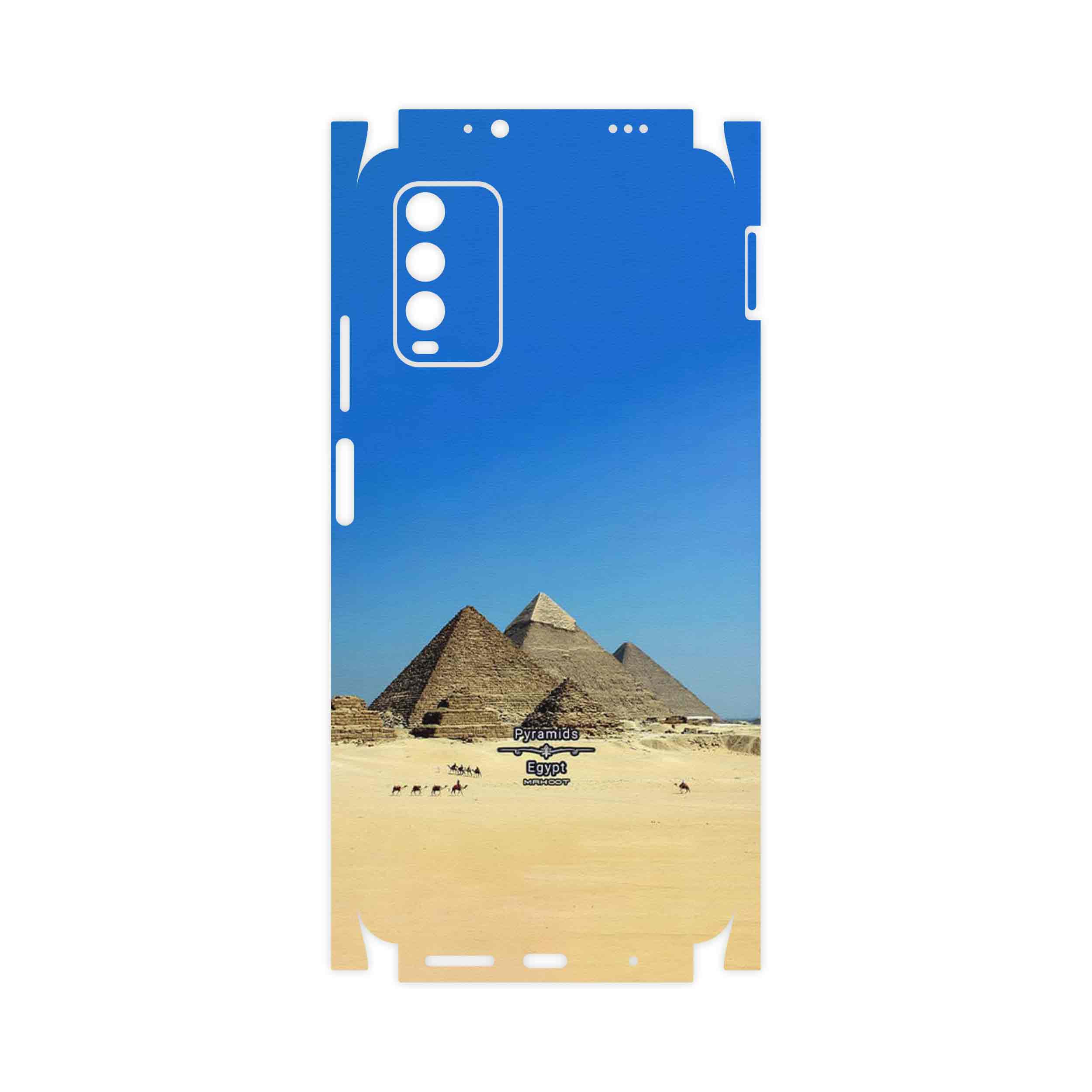 برچسب پوششی ماهوت مدل Pyramids of Egypt-FullSkin مناسب برای گوشی موبایل شیائومی Redmi Note 9 4G